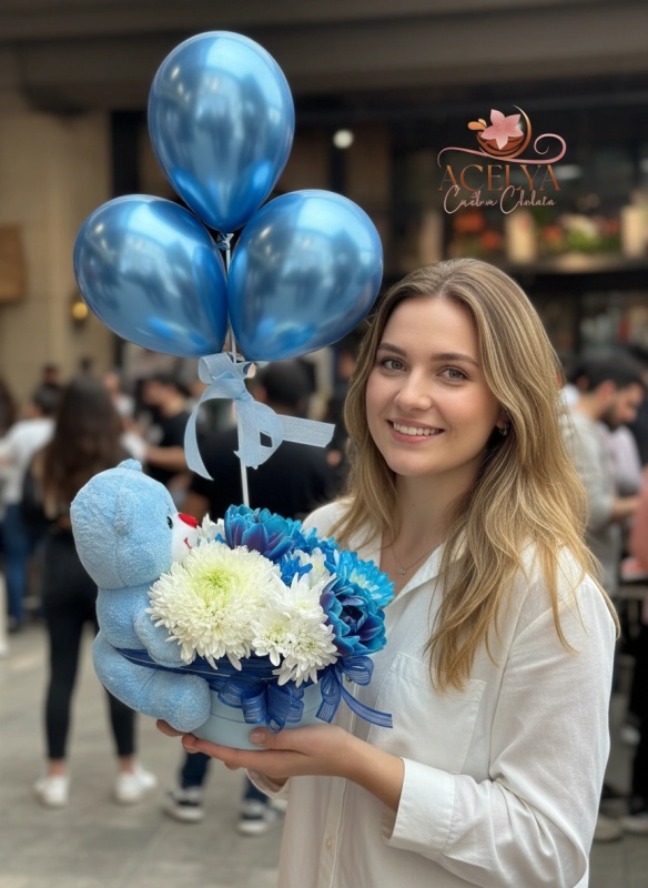 Hosgeldin Bebek Mavi Aranjman